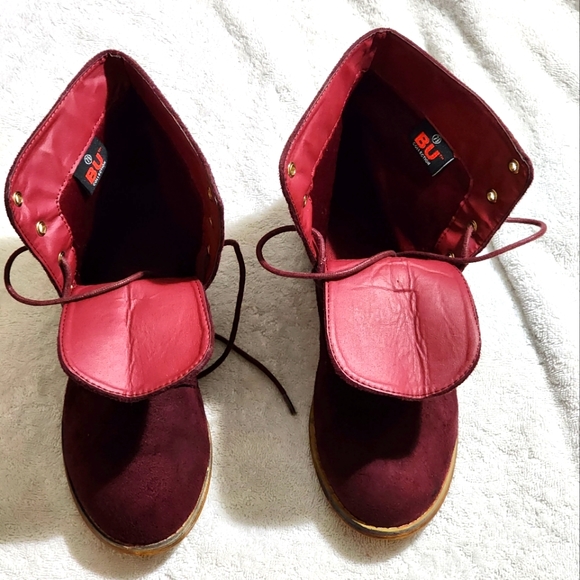 BU Collection Burgundy Boots - Picture 8 of 10